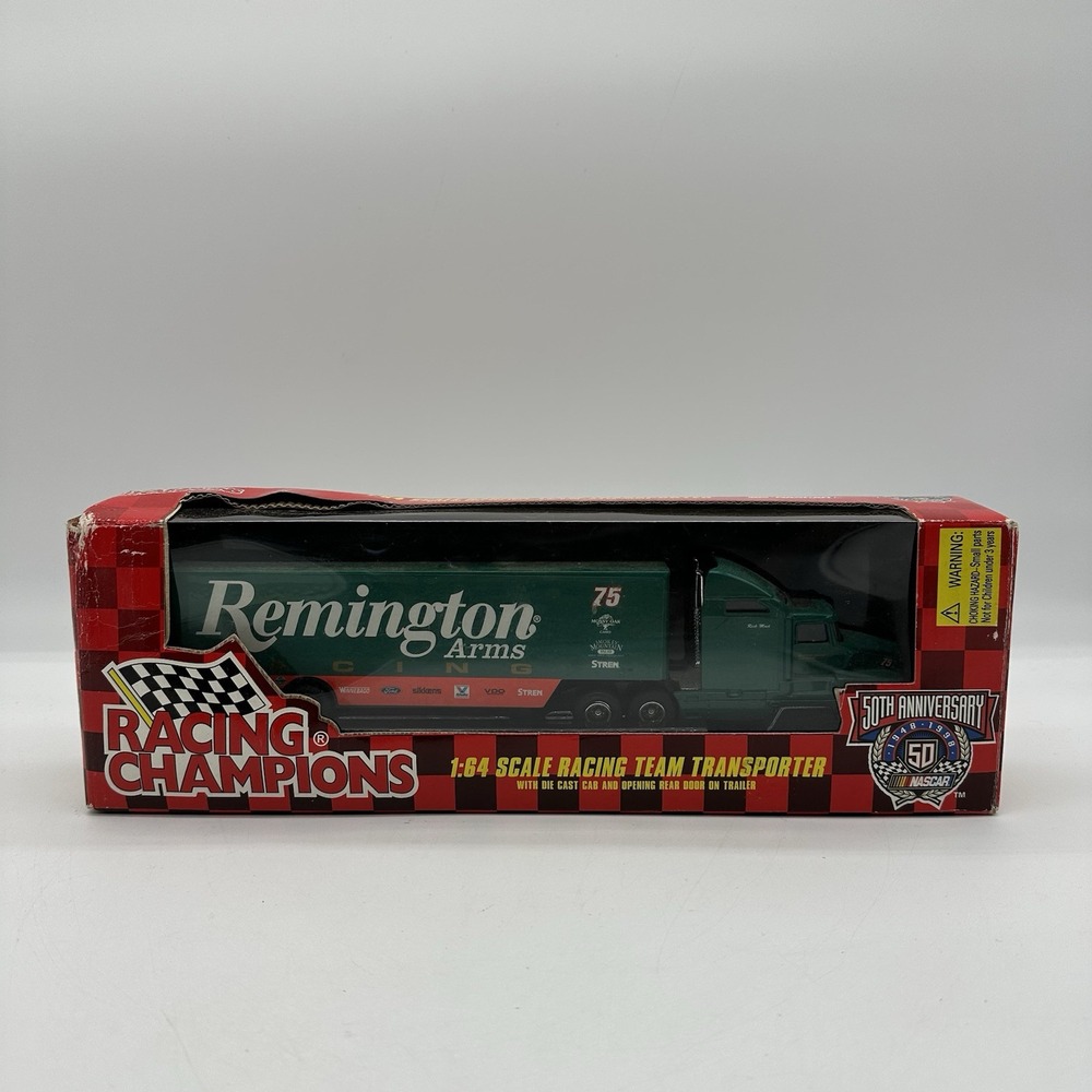 Racing Champions 1/64 Scale 03400 Remington Arms Racing Team Transporter Hauler